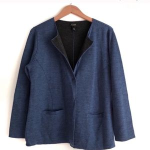 Final sale Eileen Fisher M wool sweater/ jacket
